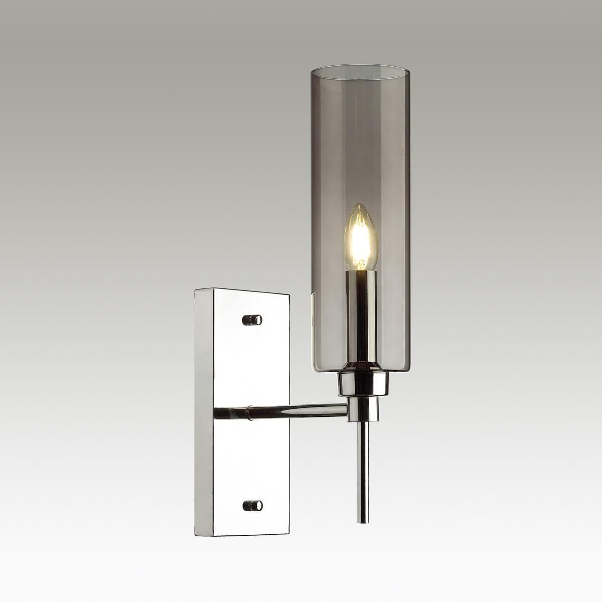 Odeon Light 4688/1W ODL20 281 хром/дымчатый Бра E14 1*40W DIATRA — миниатюра 2