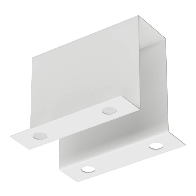 Denkirs TR2105-WH Комплект креплений для шинопровода SMART белый (2шт)