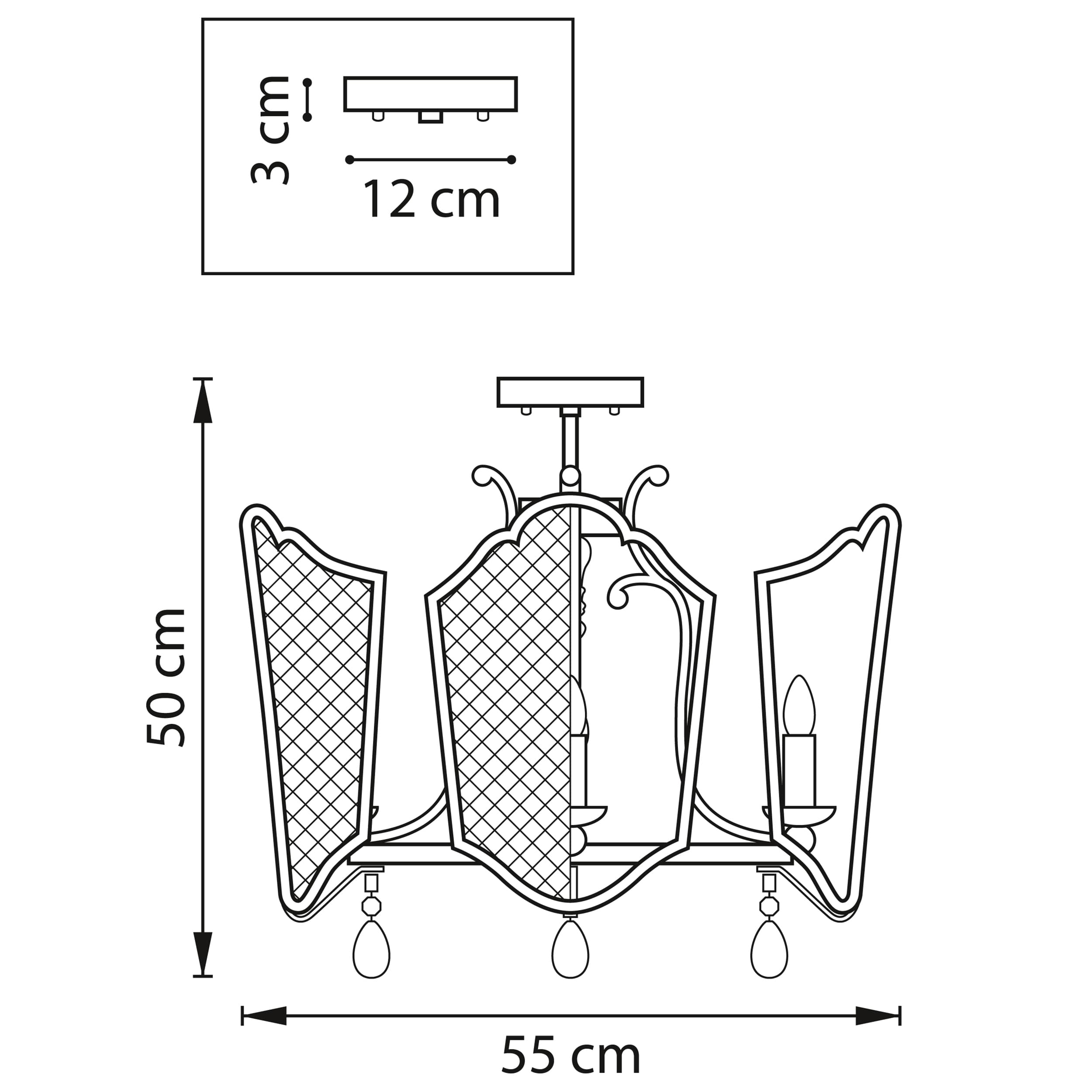 Lightstar Люстра потолочная Castello Lightstar 744057 — миниатюра 2