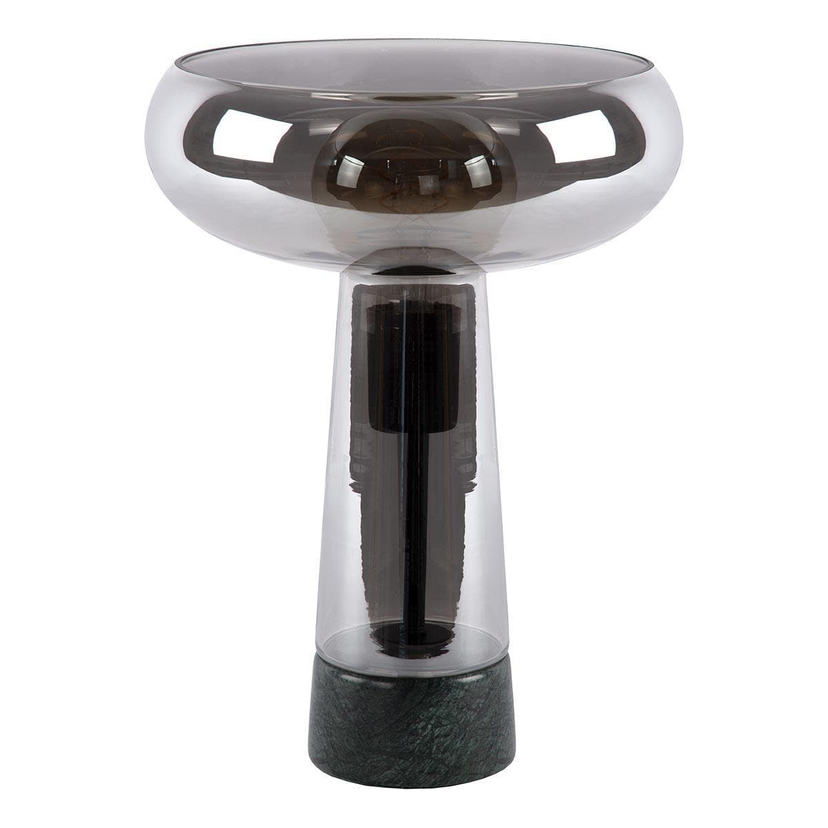 Lucide LISTELLE Лампа настольная Ø 28 cm 1xE27 Smoke Grey 03528/01/65