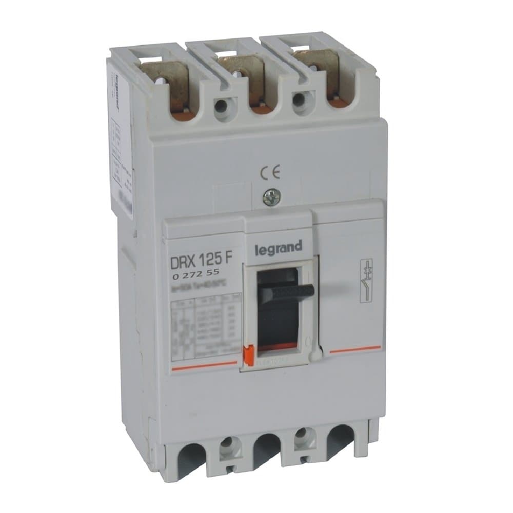 Legrand DRX125 термомагнитный 80A 3П 10KA 027255