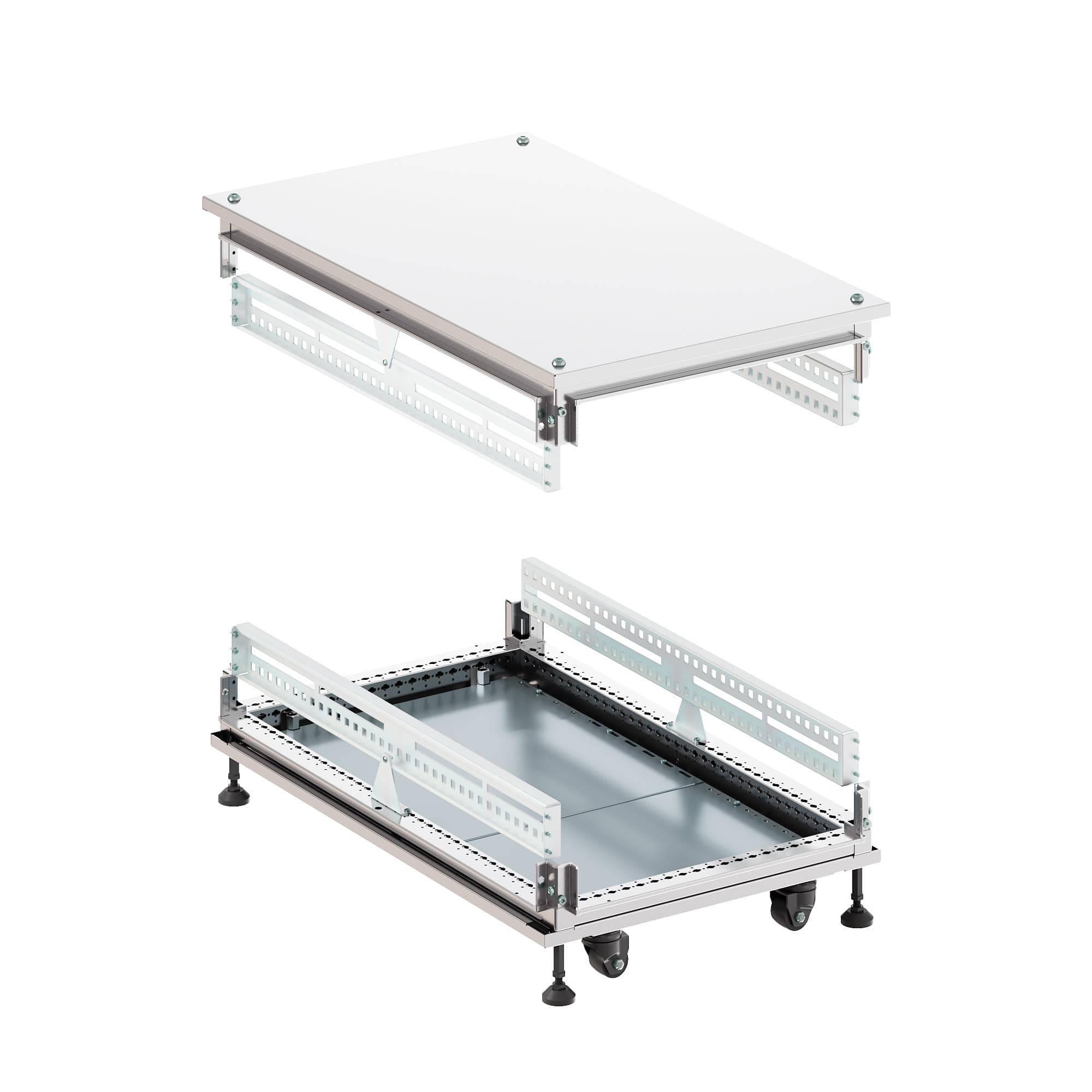DKC Крыша основание сплошные IT-CQE 600x1200, RAL7035 — миниатюра 2