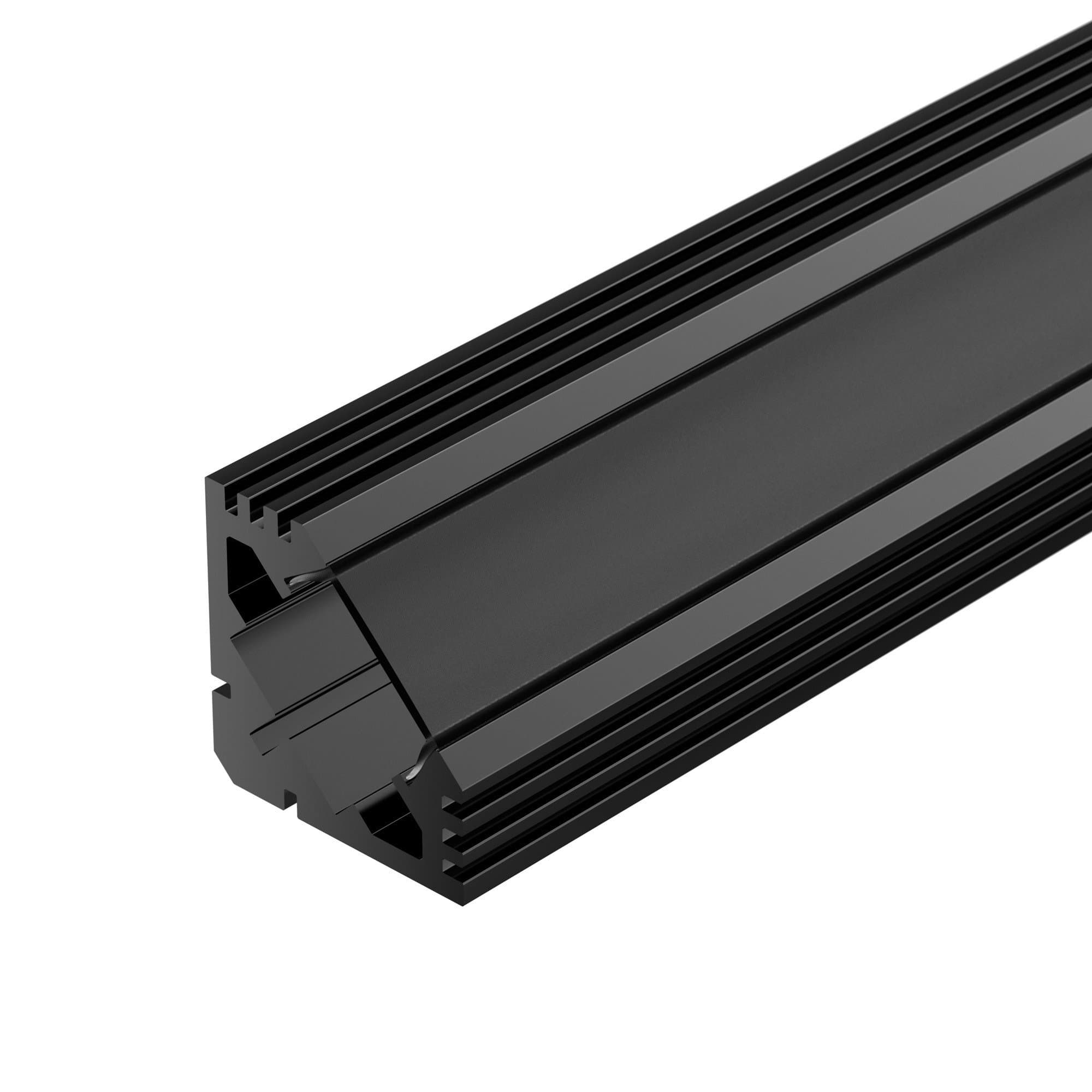Arlight Профиль PDS45-T-2000 ANOD Black RAL9005 (Алюминий) 020897 — миниатюра 2