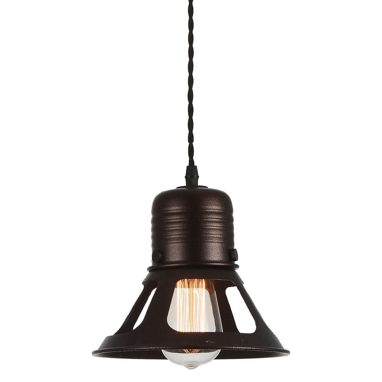 Lussole LOFT Металл Коричневый /  Металл Подвес E27 60W LSP-9696 — миниатюра 4