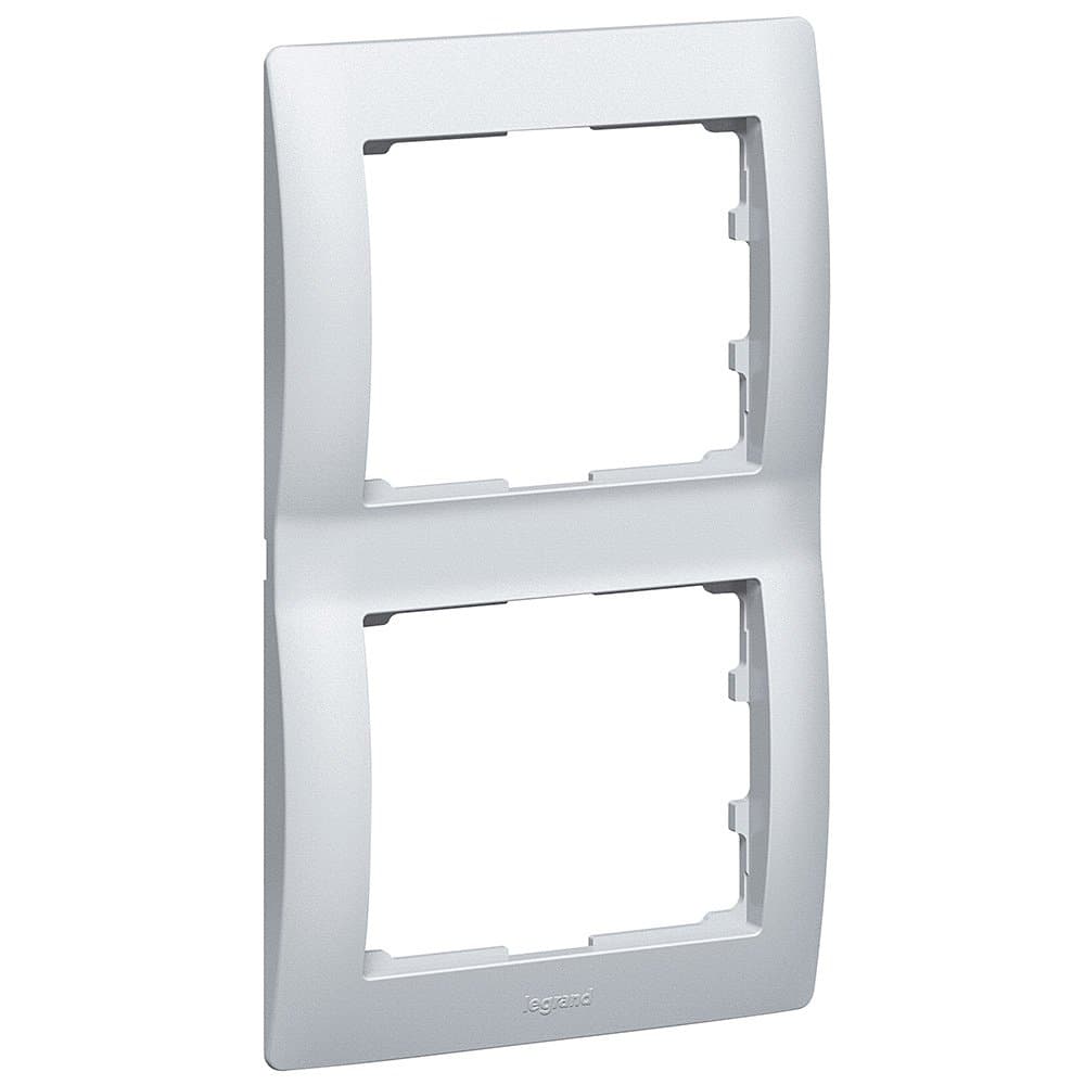 Legrand Galea Life Алюминий Рамка 2-я, вертикальная 771306