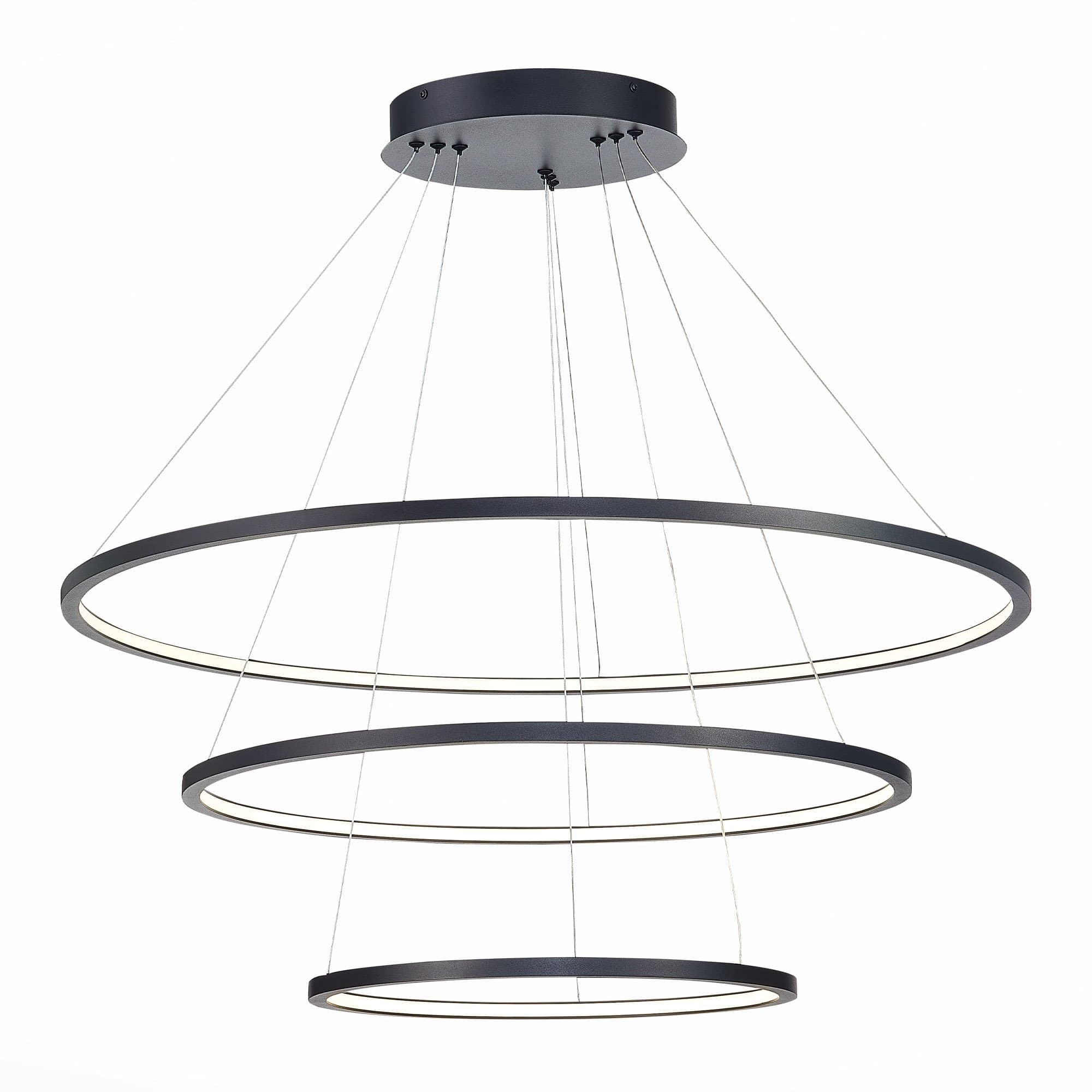 ST LUCE ST603.443.114 Светильник подвесной Черный/Белый LED 1*114W 4000K