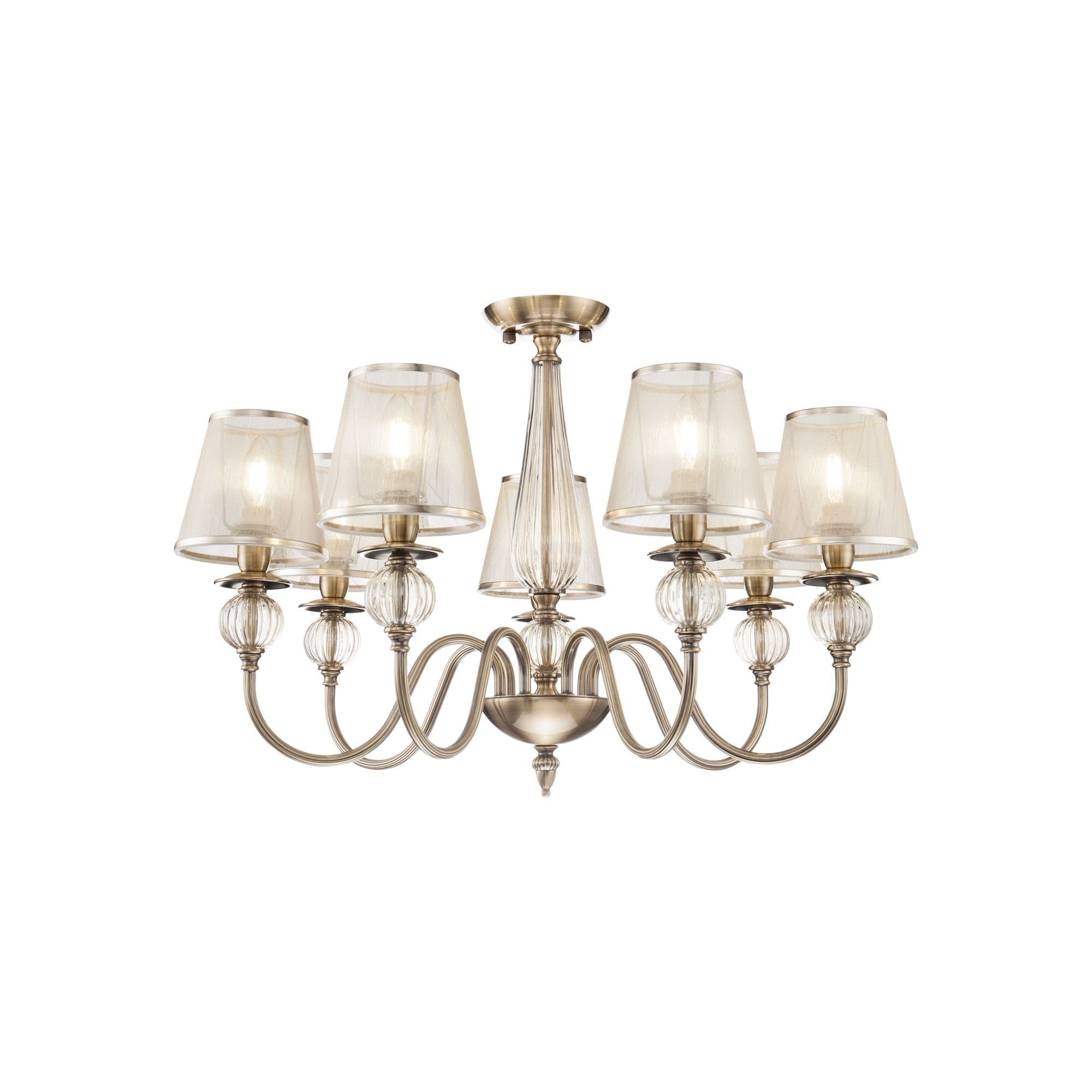 Freya Classic Inessa Бронза Антик Люстра E14 40W FR2685PL-07BZ — миниатюра 4