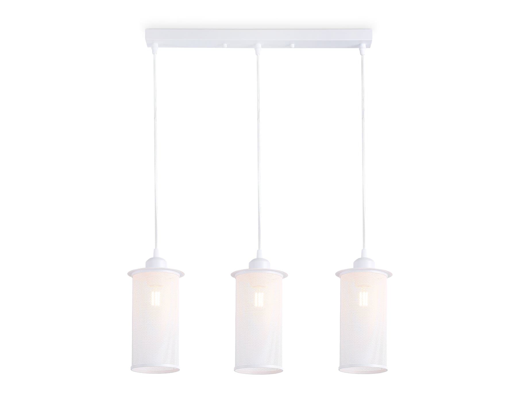 Ambrella Подвесной светильник в стиле лофт TR8163/3 WH белый E27*3 max 40W 580*102*1060 — миниатюра 2