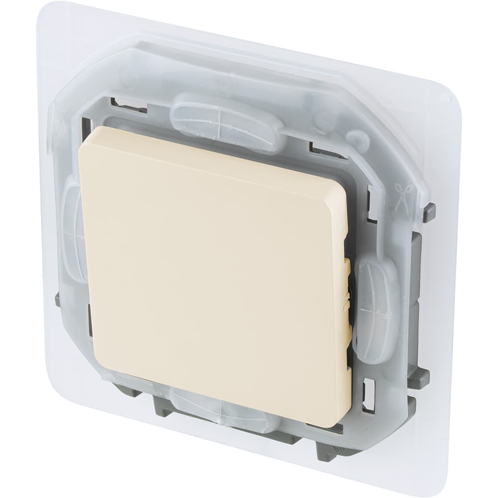 Legrand INSPIRIA Слоновая кость Переключатель IP44 10 AX - 250 В 673671 — миниатюра 3