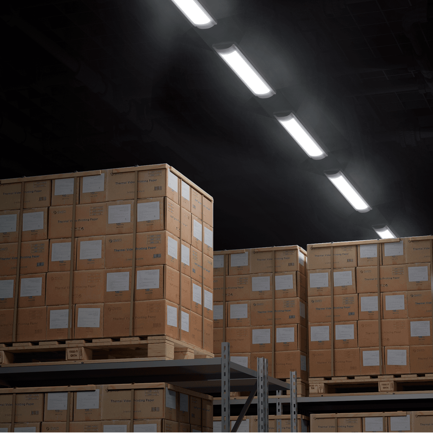 Gauss Светильник линейный WLF-4 18W 1560lm 6500K 185-265V IP20 585*120*46мм сталь LED 844611318 — миниатюра 2