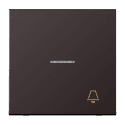 JUNG клавиша с символом звонка с подсветкой, Dark AL2990KO5KD
