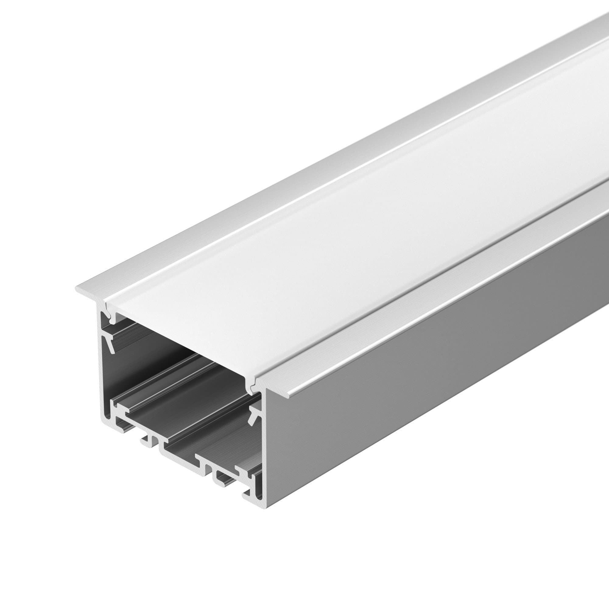 Arlight Профиль S2-LINIA69-F-2500 SEAMLESS ANOD (Алюминий) 029470 — миниатюра 1