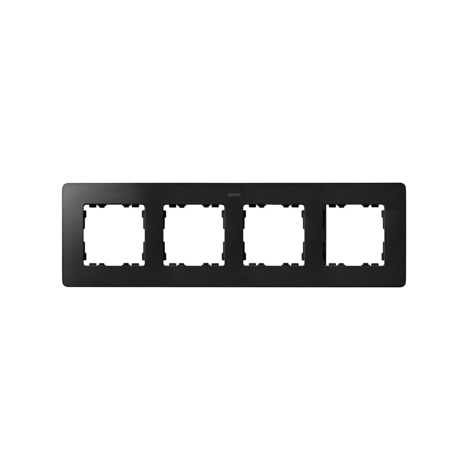 Simon 82 Detail Белый/Графит Рамка 4-ая 8200640-038