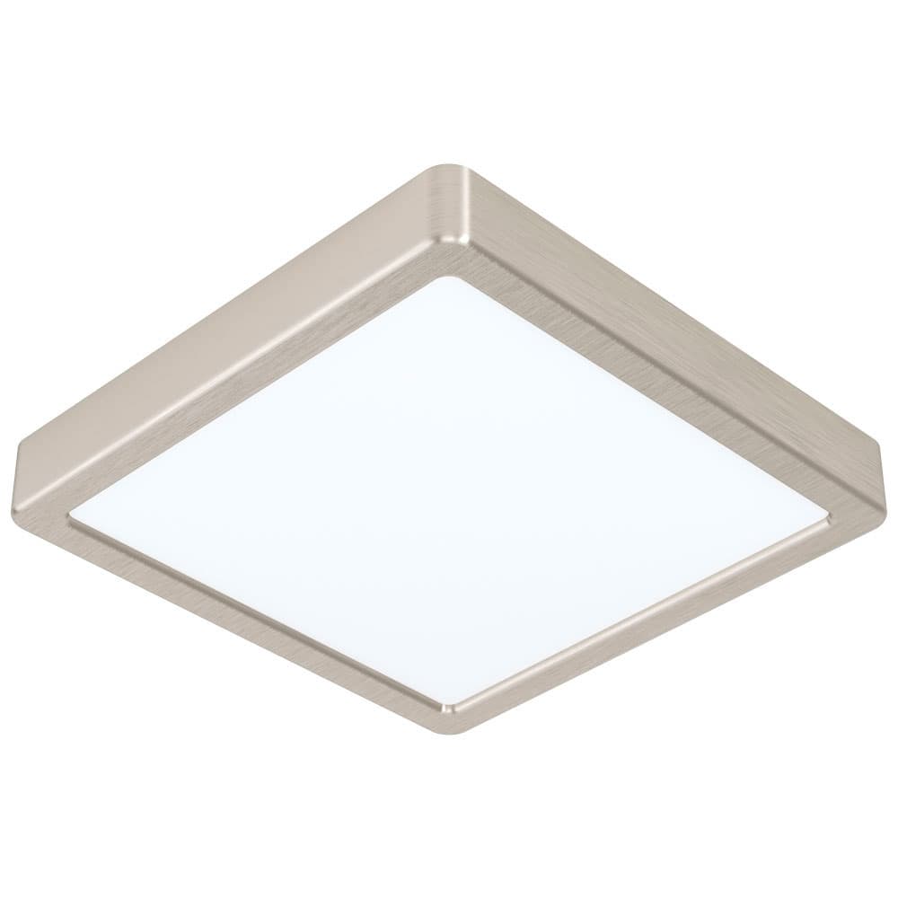Eglo 99241 Светодиодный накладной светильник FUEVA 5, 16,5W (LED), 210х210, H28, 1800lm, 3000K, сталь, никель