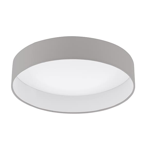 Eglo 96539 Светодиодная люстра PALOMARO 1 диммир., 18W (LED), 405, пластик/текстиль, серо-коричневый — миниатюра 1