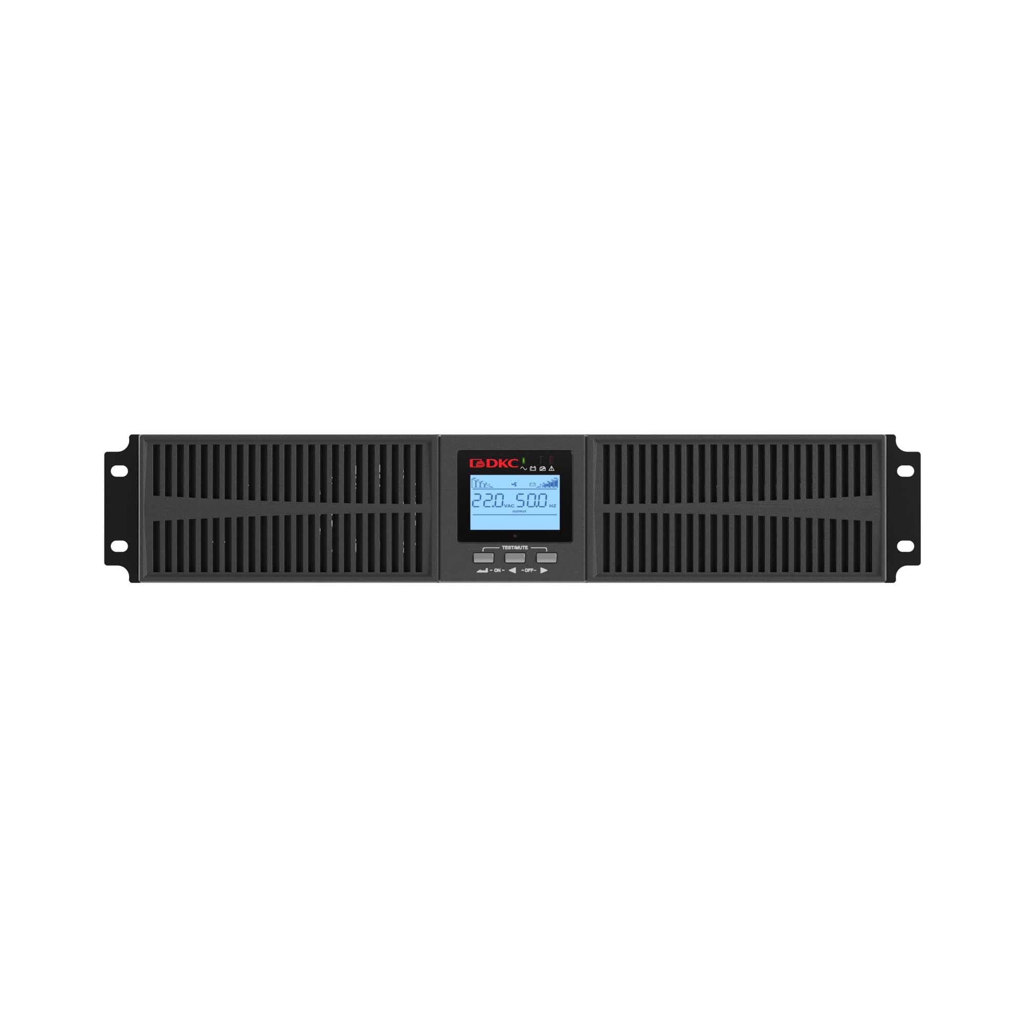 DKC Онлайн ИБП ДКС серии Trio TM, 6 кВА/6 кВт, 1/1, EPO, USB, RS-232, клеммная колодка, з/у 5А, без АКБ — миниатюра 3