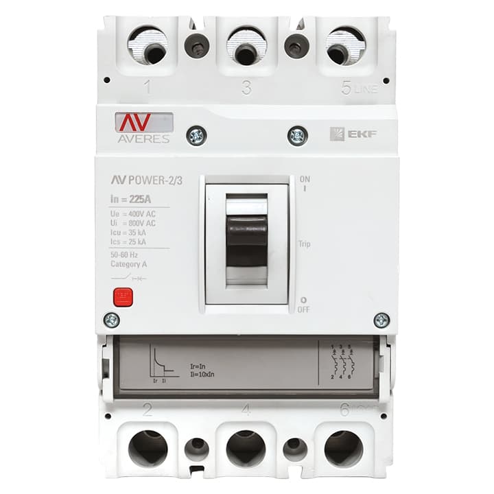 EKF Averes Автоматический выключатель AV POWER-2/3 225А 35kA TR — миниатюра 3