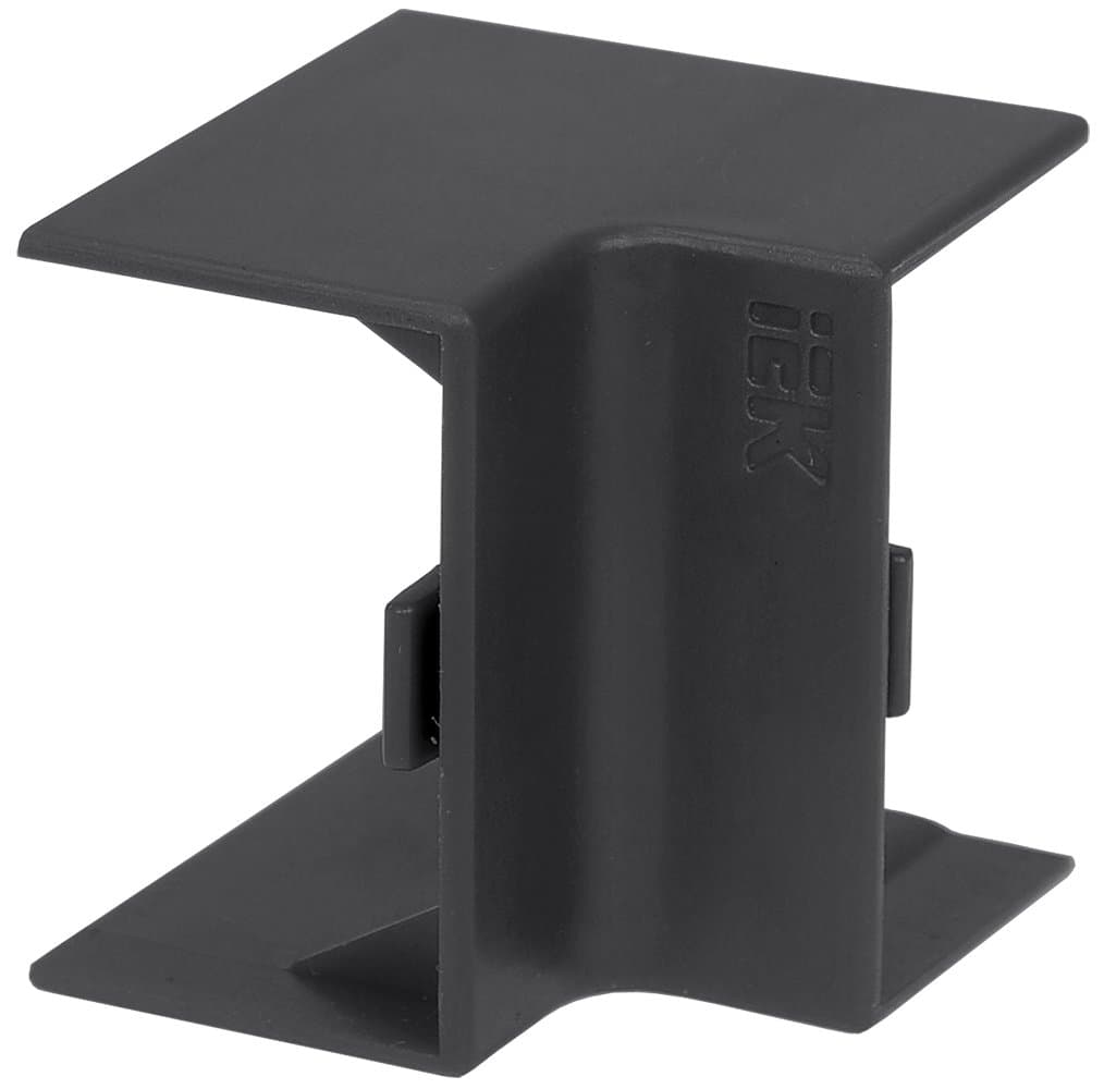 IEK ELECOR Угол внутренний КМВ 40х25 черный (4шт/компл)
