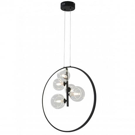 Kink Light 07608-5А,19 Люстра Иона черный d50 h150 G9 5*5W