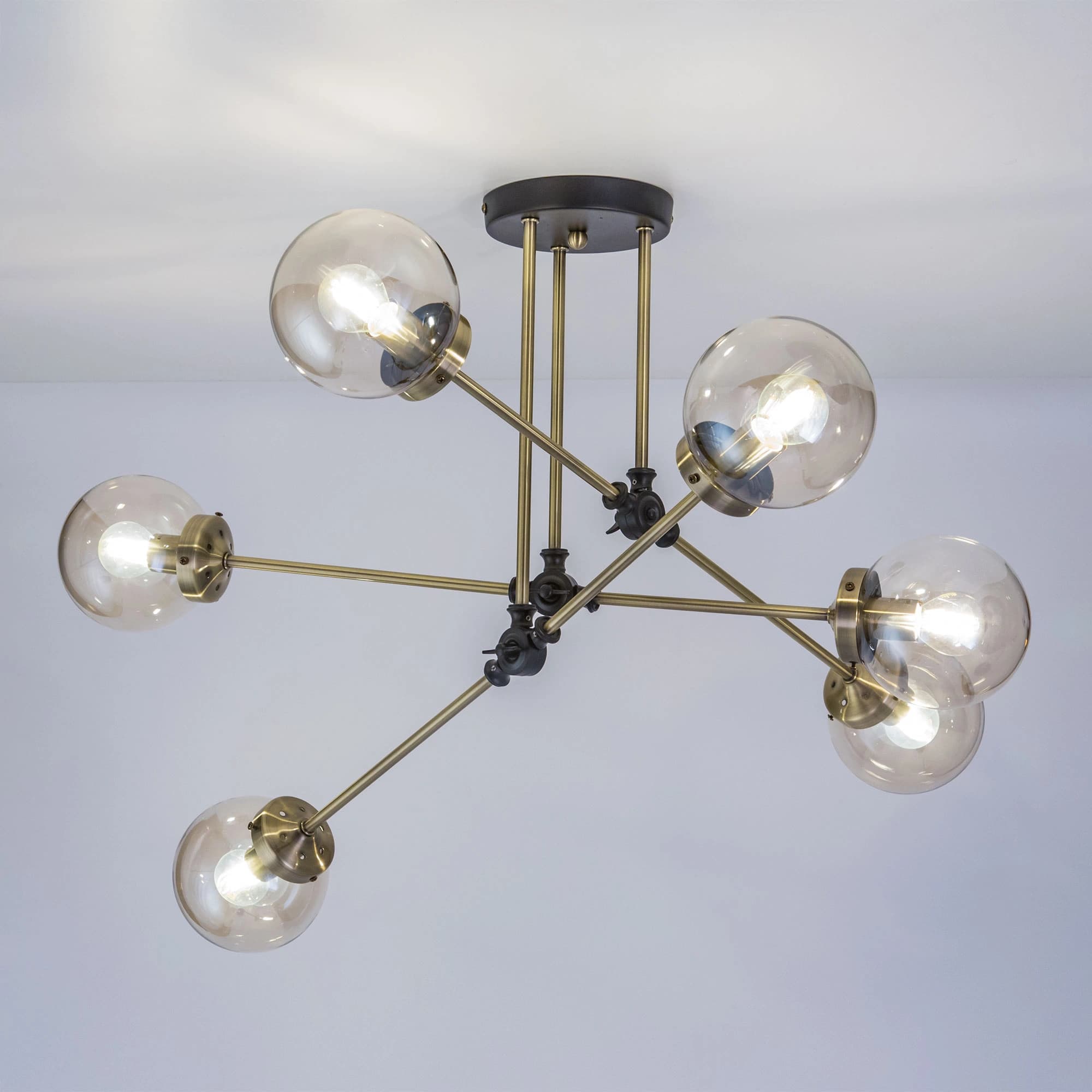 Citilux CL105165 Планета Черн+Дымч. Люстра — миниатюра 4