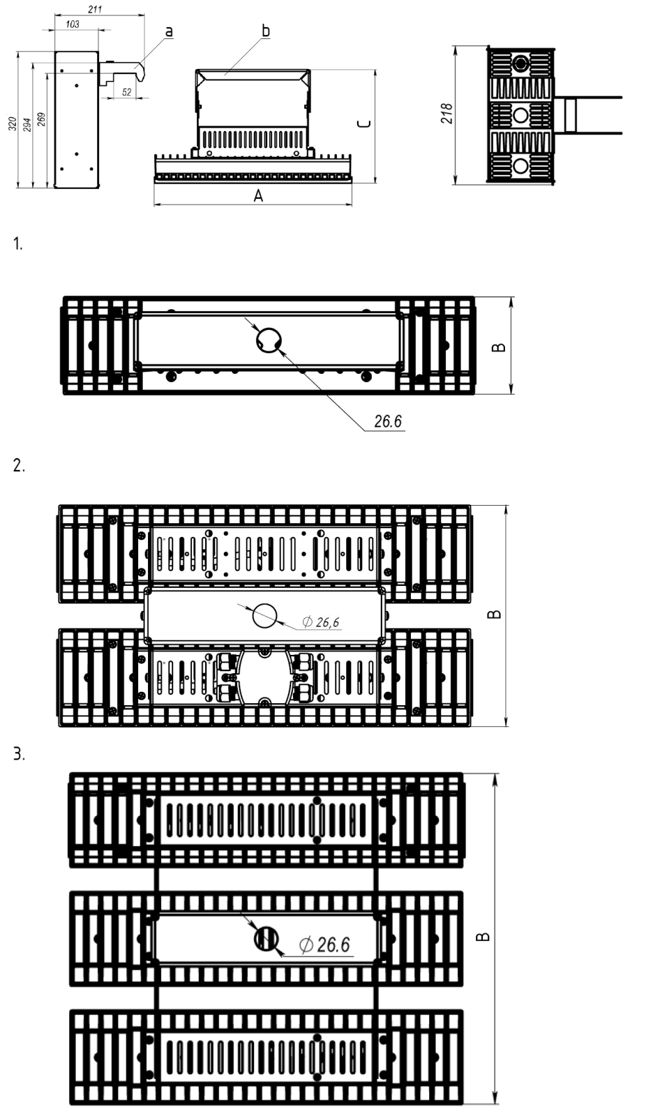 СТ HB LED 150 D60 5000K (EXTREME) — миниатюра 3
