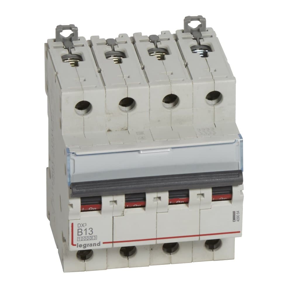 Legrand DX3 Автоматический выключатель 4P 13A (B) 10kA/16kA 409064 — миниатюра 3