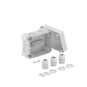 OBO BETTERMANN  Распределительная коробка X06, IP 67, 151х167х87 мм, с клеммой и 3-я кабельными вводами V-TEC 2005226 — миниатюра 2