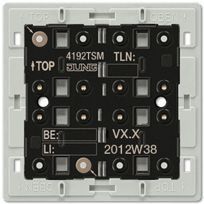 JUNG KNX кнопочный модуль универсальный, 2 группы 4192TSM