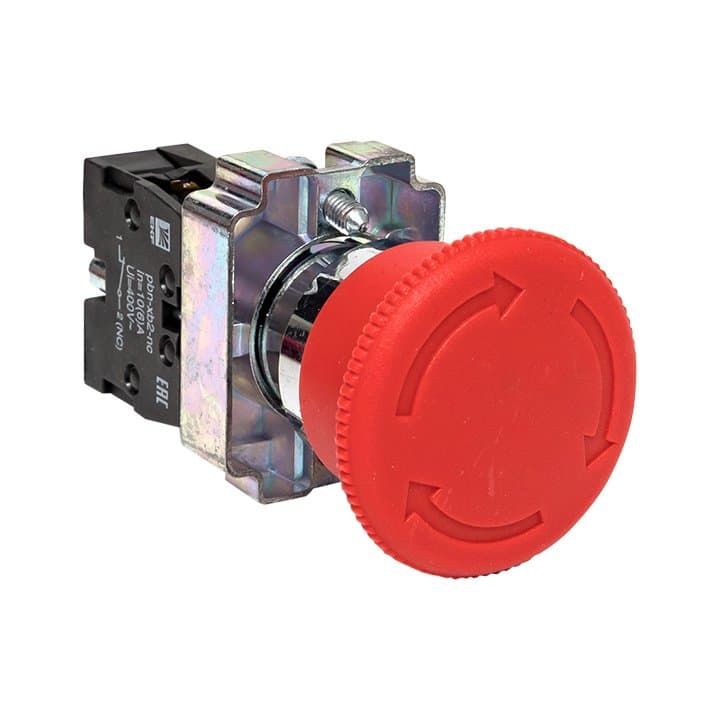 EKF PROxima Кнопка BS542 поворотная красная грибок NC — миниатюра 4