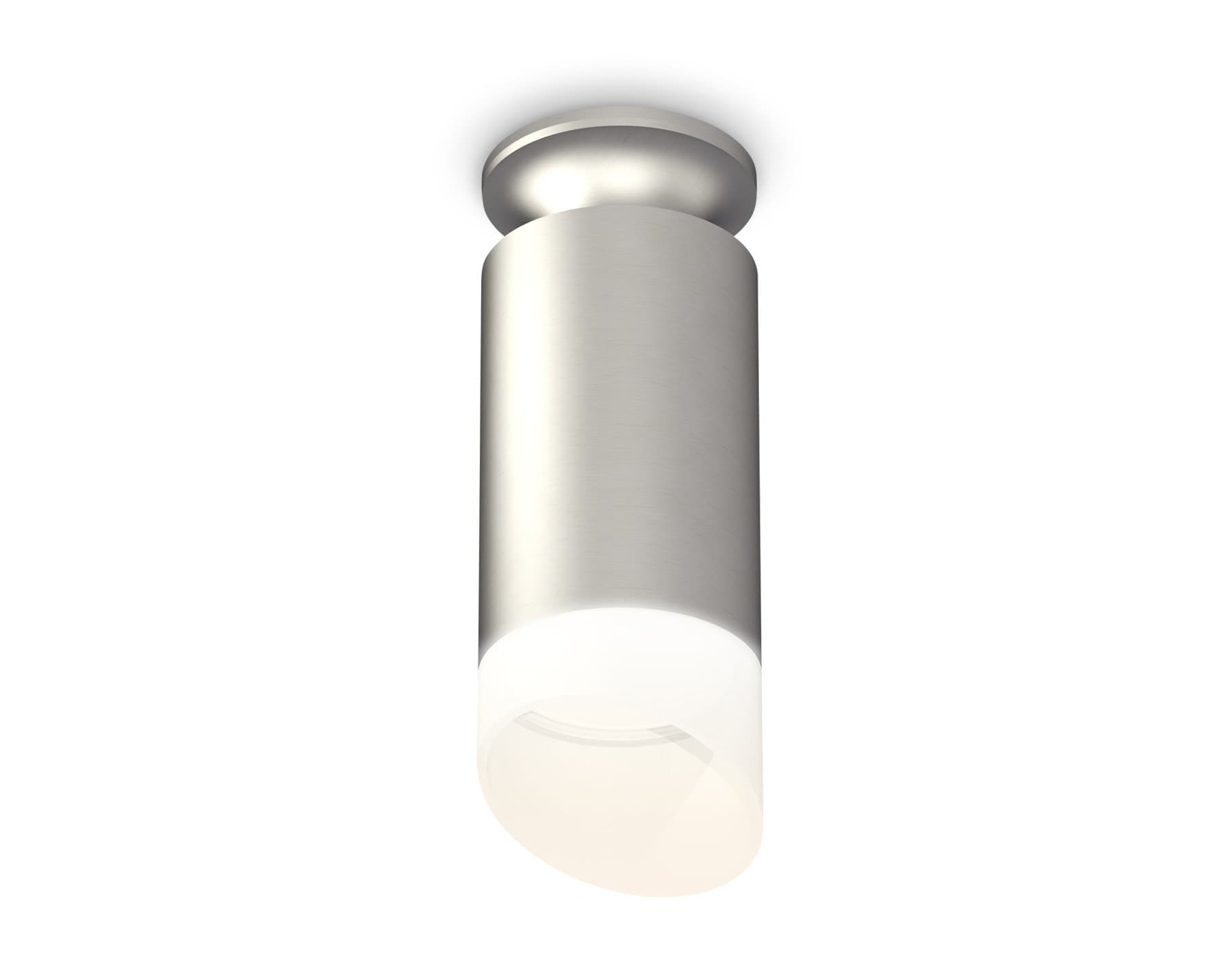 Ambrella Комплект накладного светильника XS6324082 SSL/MCH/FR серебро песок/хром матовый/белый матовый MR16 GU5.3 (N6904, C6324, N6256)