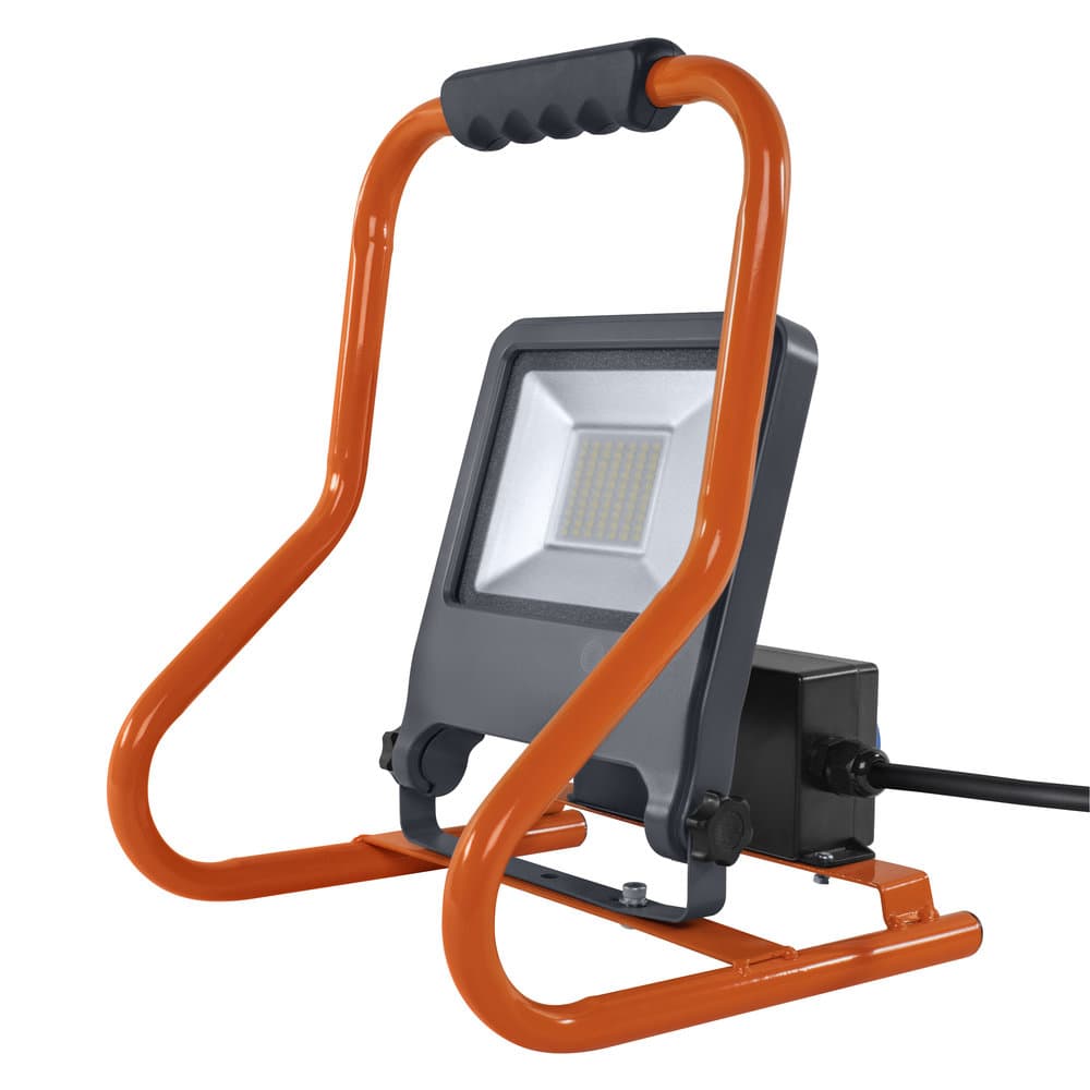 Ledvance LED прожектор WORKLIGHT переносной, с ручкой и двумя разъемами для подключения в сеть 220В Черный 50Вт 4500 Лм, 4000 К Нейтральный белый свет 4058075321342