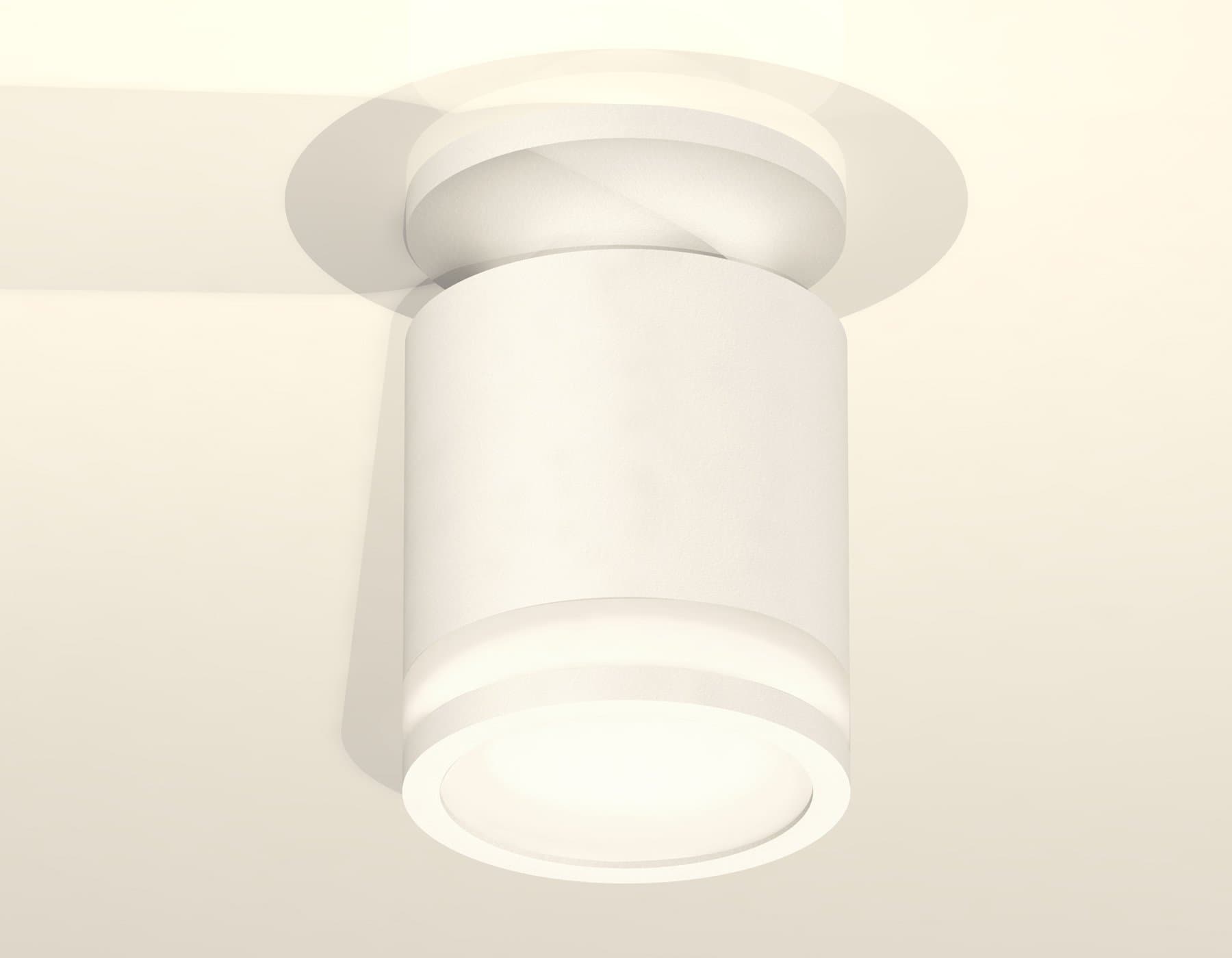 Ambrella Комплект накладного светильника XS7401064 SWH/FR белый песок/белый матовый MR16 GU5.3 (N7925, C7401, N7120) — миниатюра 2