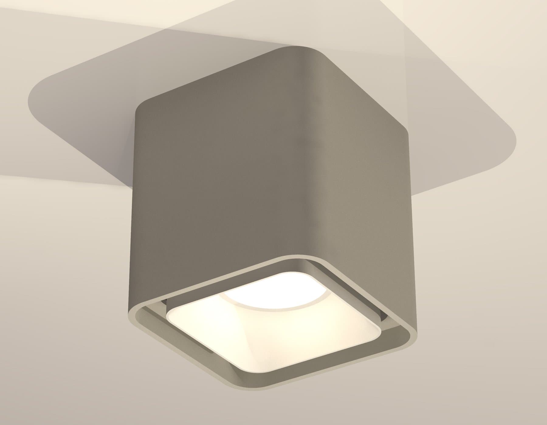 Ambrella Комплект накладного светильника XS7842001 SGR/SWH серый песок/белый песок MR16 GU5.3 (C7842, N7701) — миниатюра 2