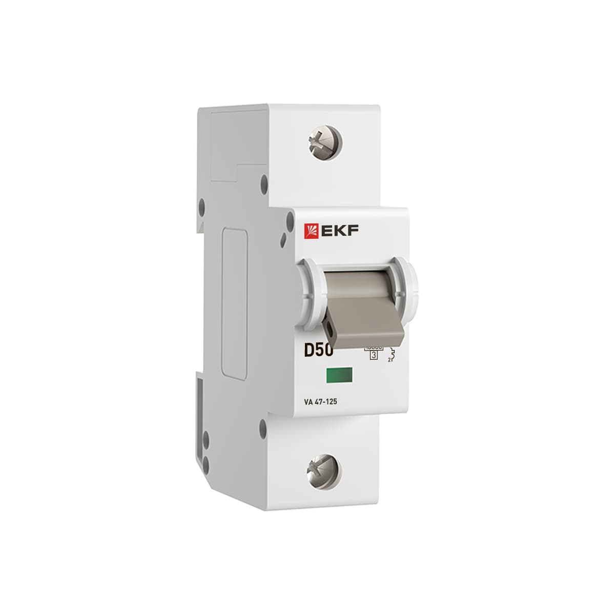 EKF Автоматический выключатель ВА 47-125 1P 50А (D) 15кА PROXIMA — миниатюра 2
