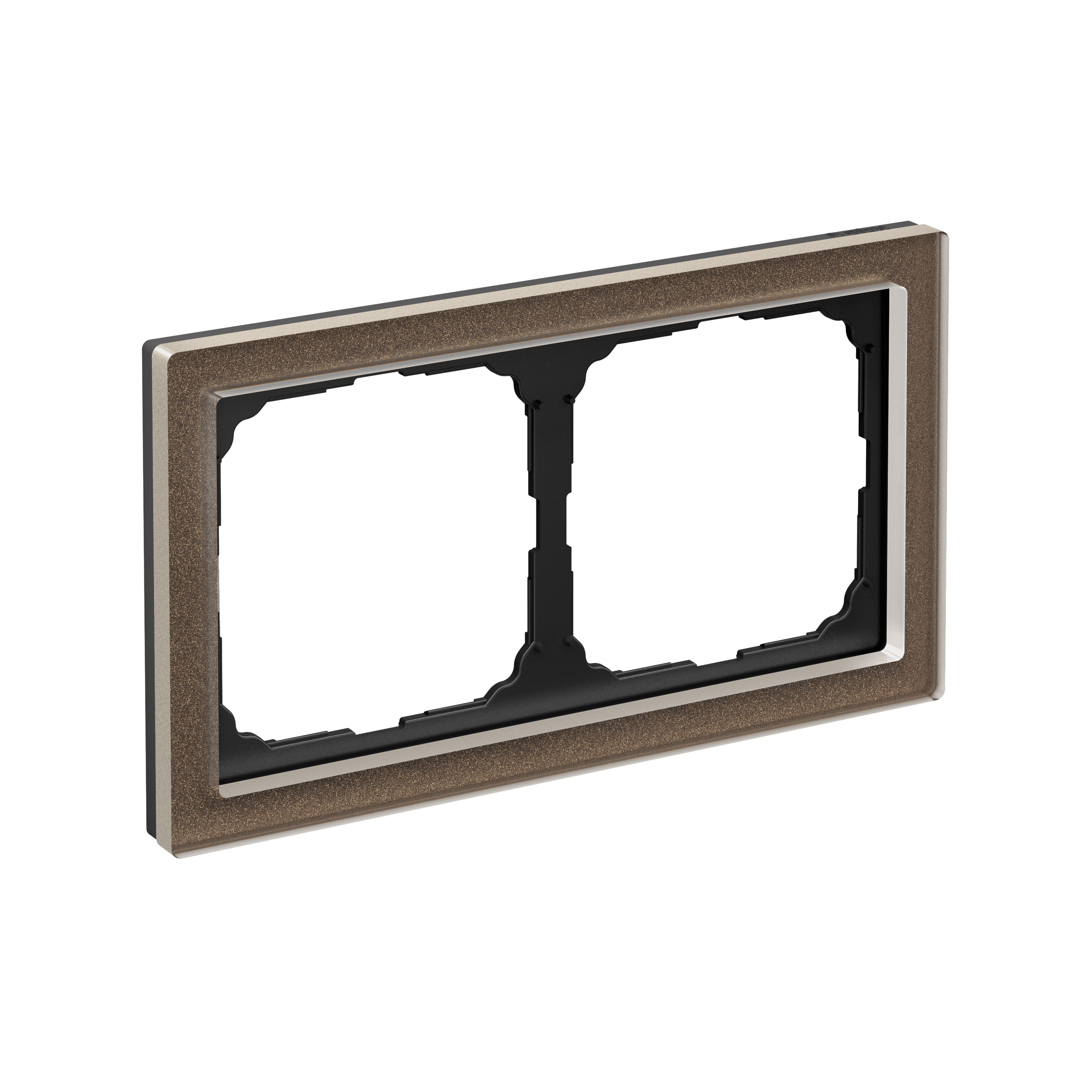 Systeme Electric ArtGallery Pure Органическое стекло Мокко Рамка 2-ая — миниатюра 6