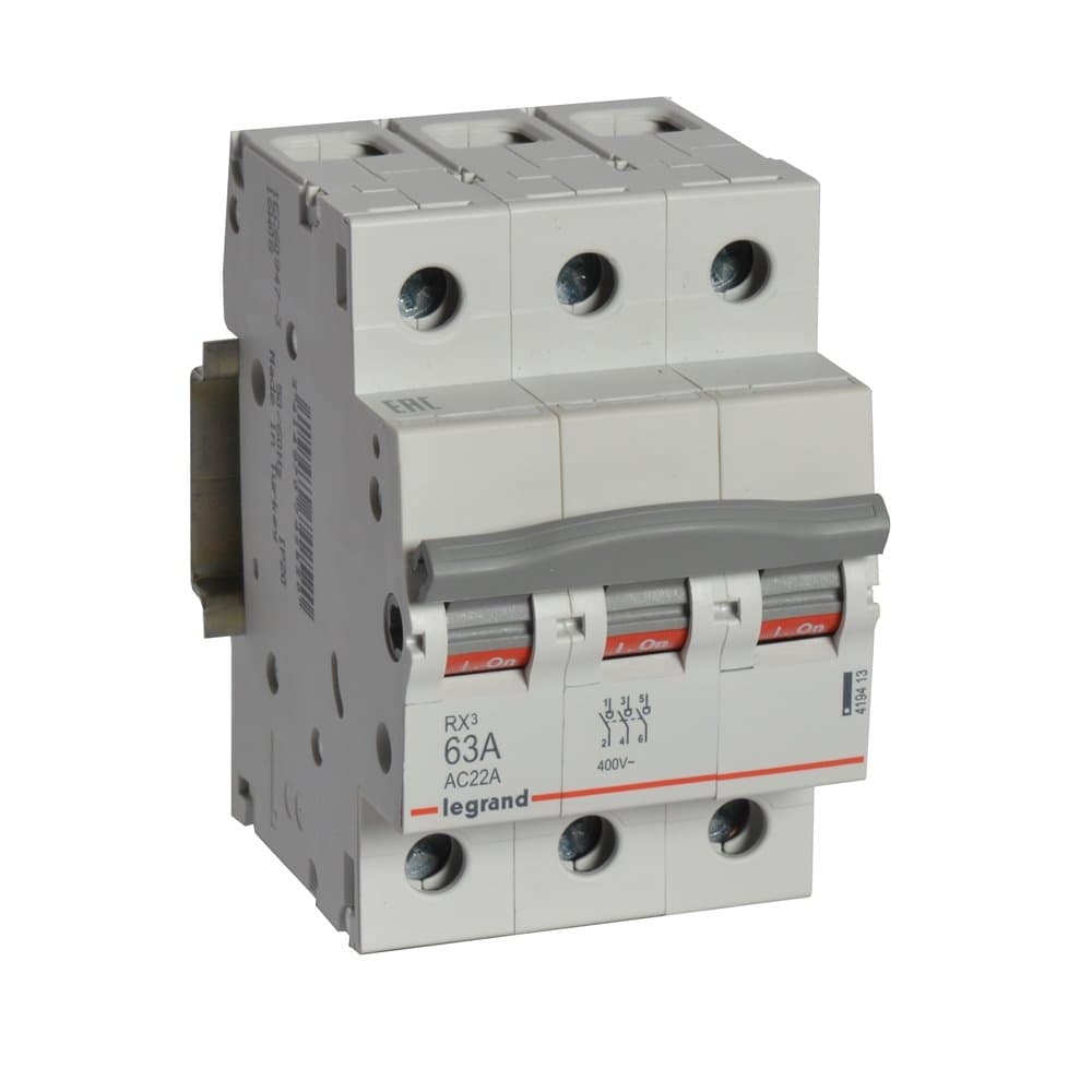 Legrand RX3 Рубильник 3P 63А 419413
