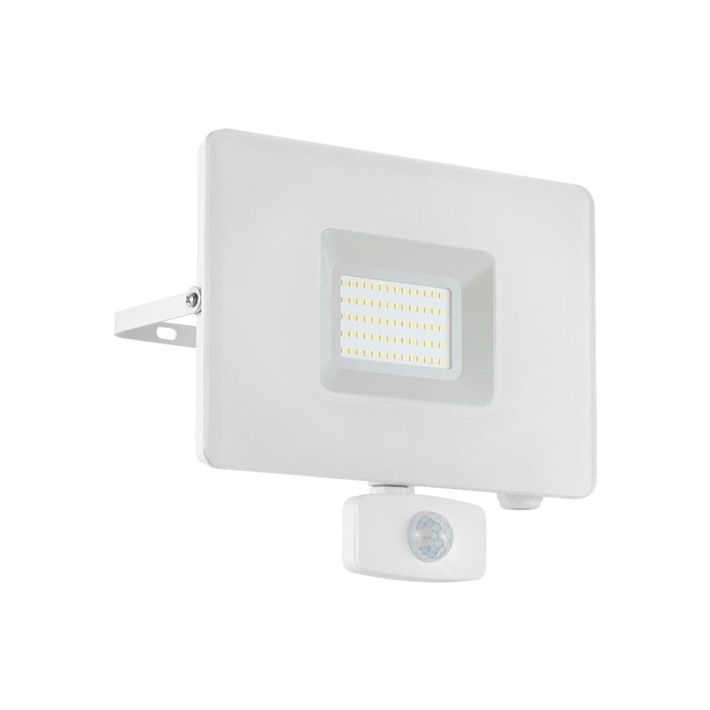 Eglo 33159 Ландшафтный светодный спот FAEDO 3 c датчиком движения, 50W (LED), 4800lm, L205, H200, алюминий, белый