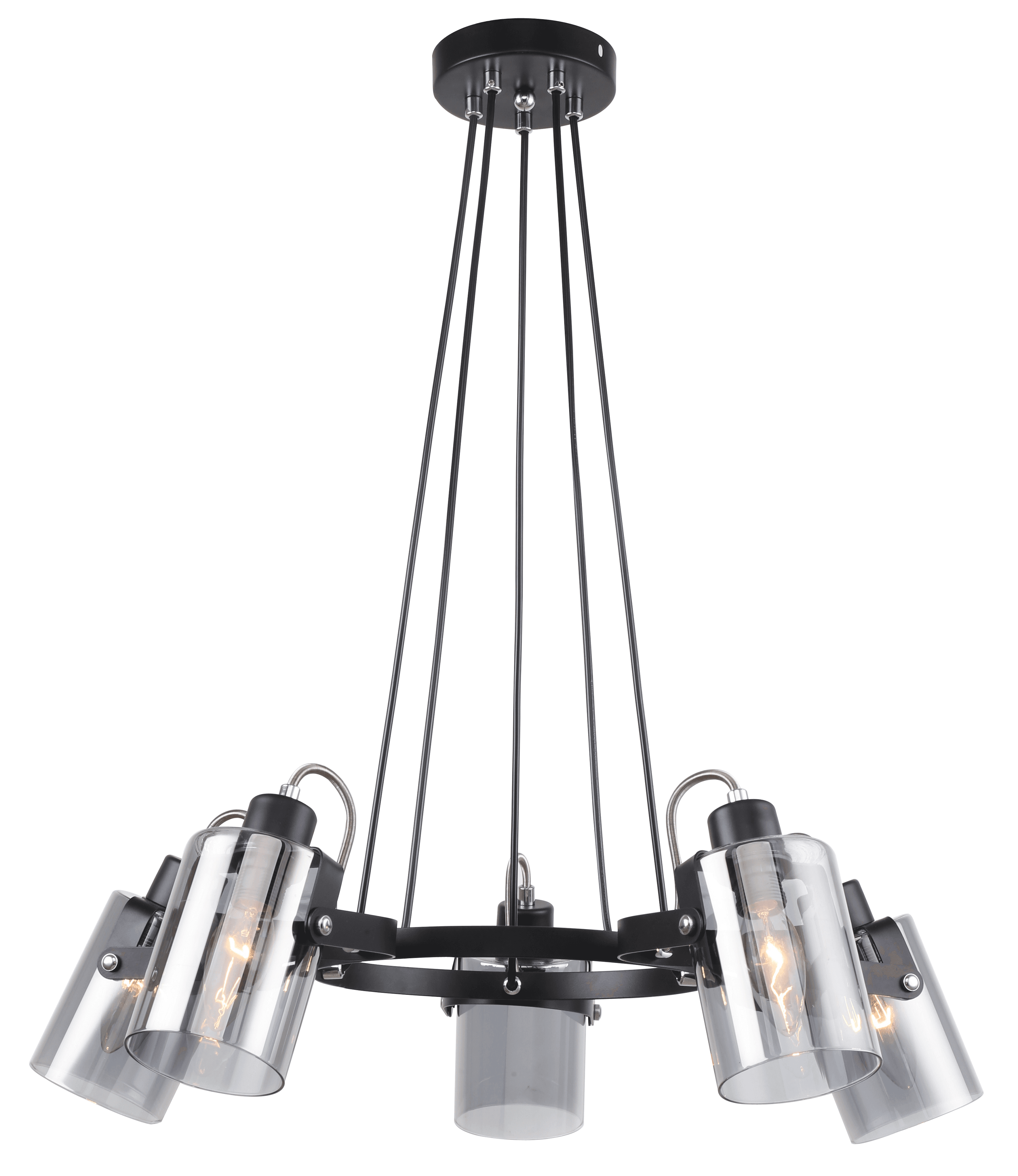 Rivoli Люстра Davida 5099-305 5 х Е14 40 Вт лофт - кантри