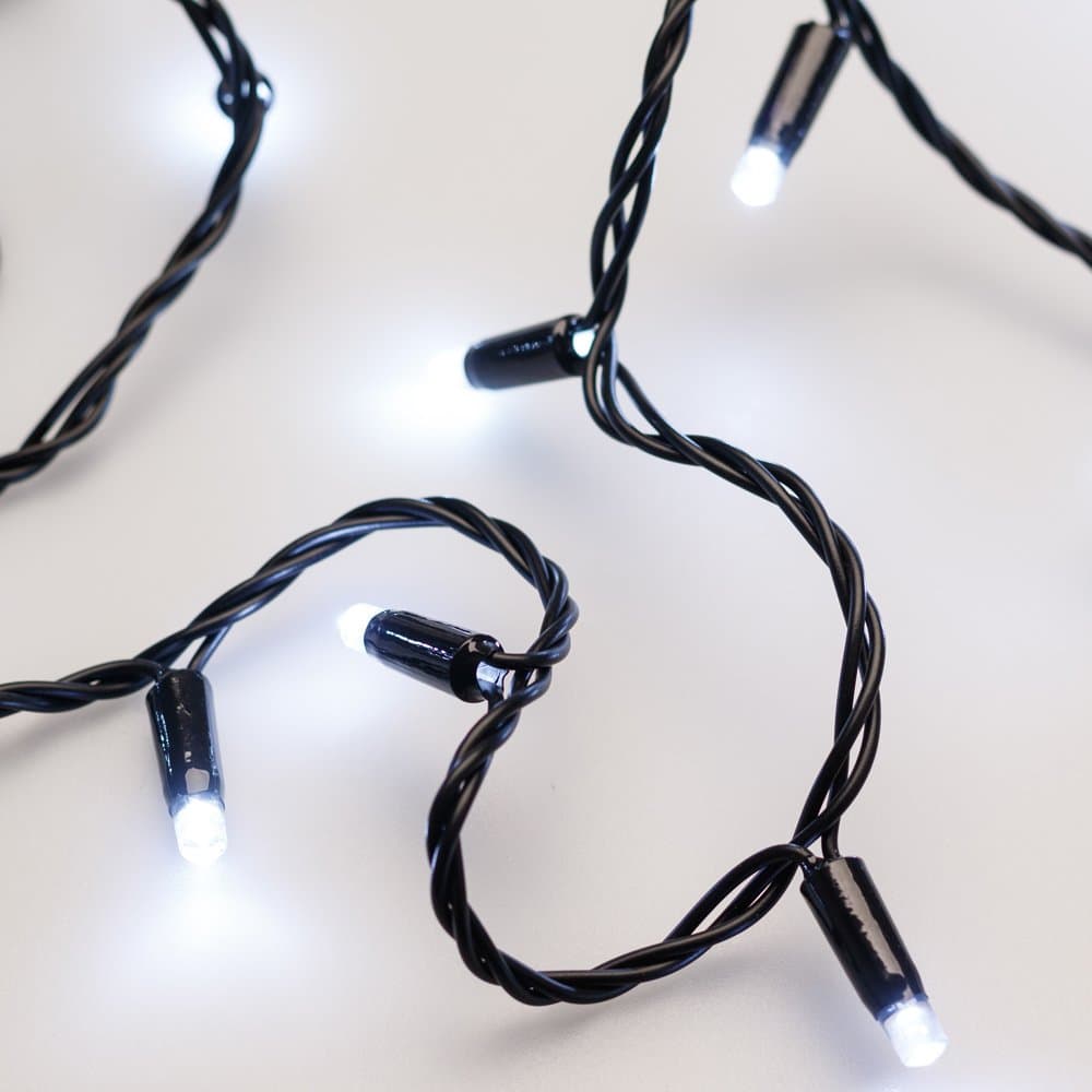 Arlight Светодиодная гирлянда ARD-STRING-PRO-10000-BLACK-100LED-STD WHITE (230V, 7W) (Ardecoled, IP65) 025826 — миниатюра 3
