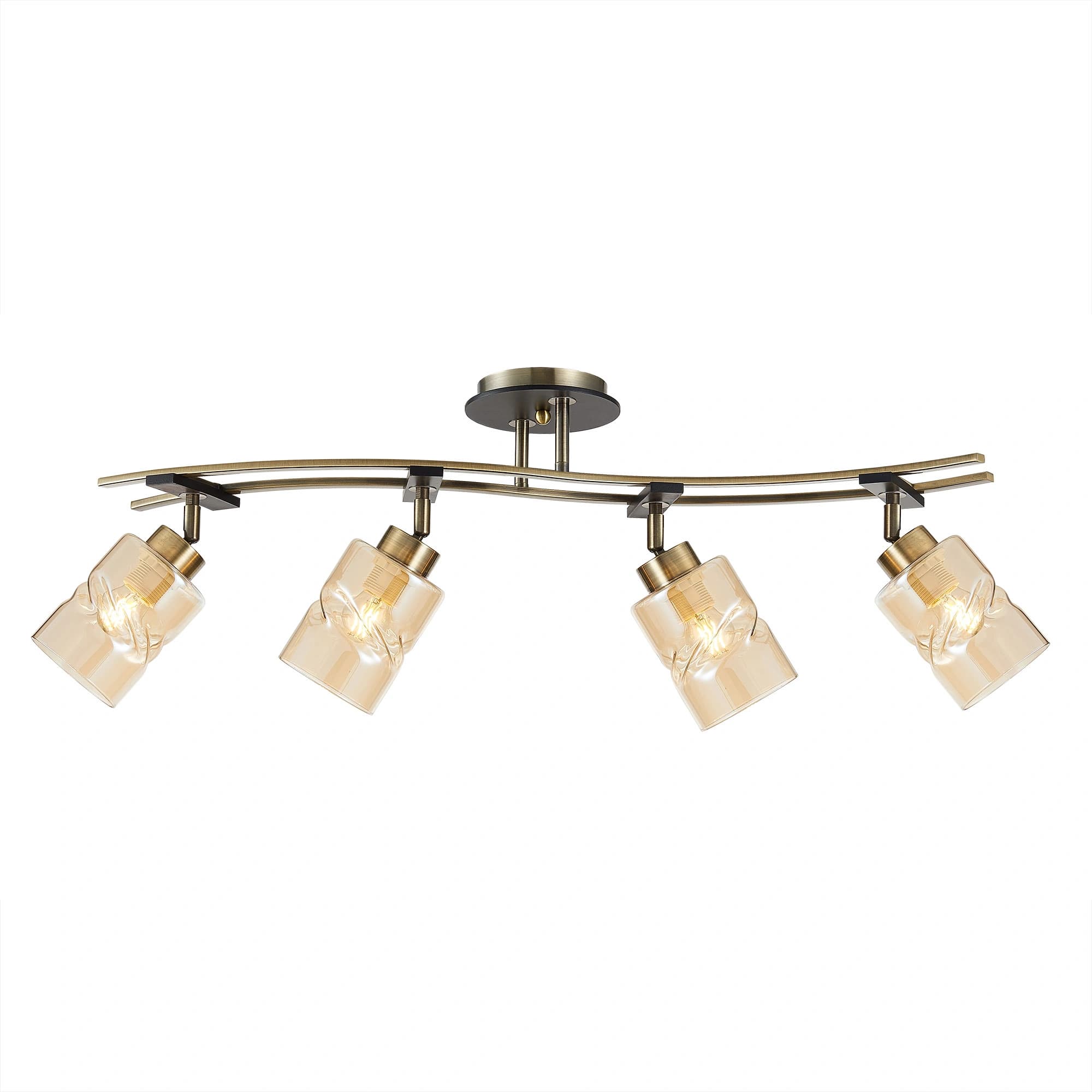 Citilux CL142144 Мерида Брон.Ст.+Венге Светильник потолочный