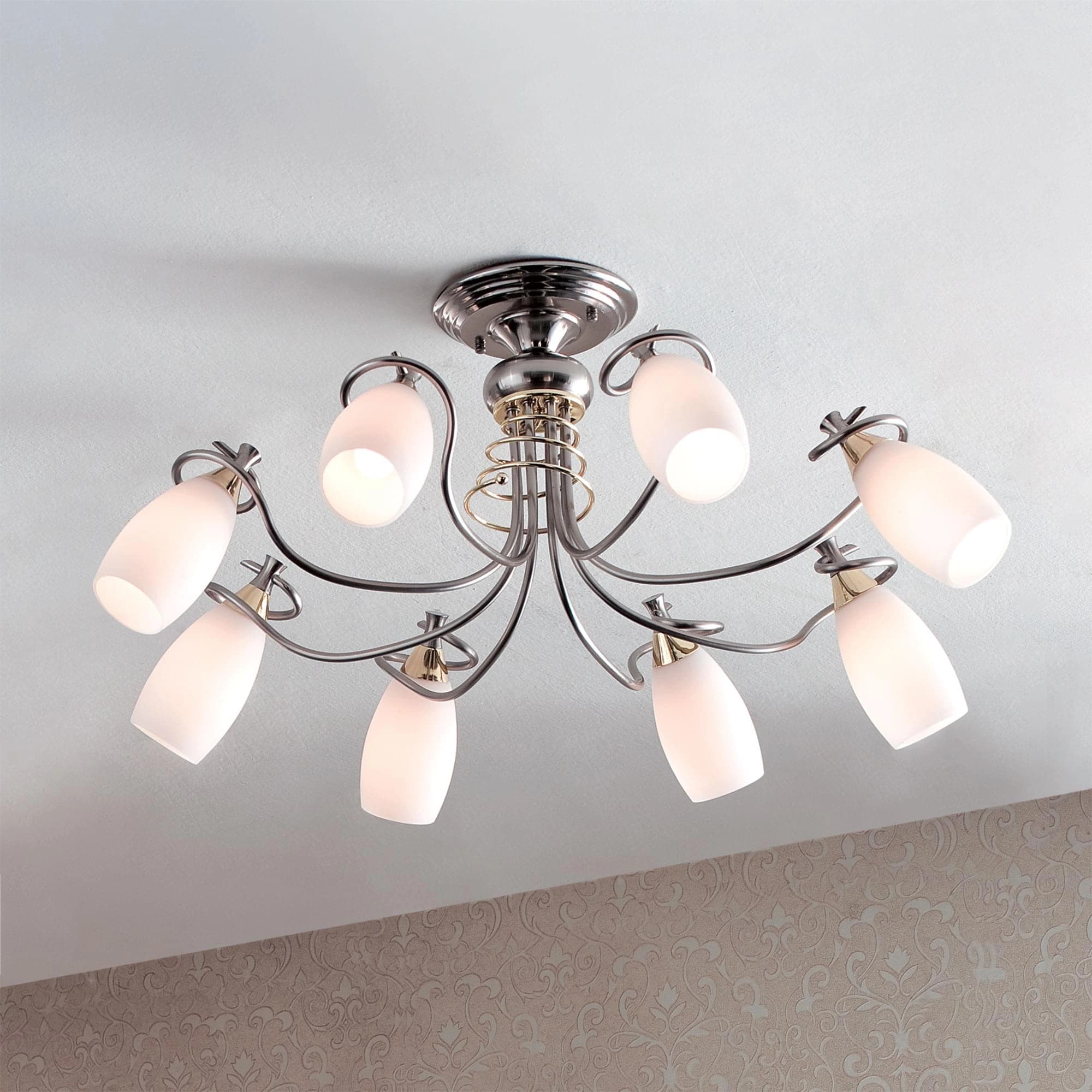 Citilux CL120181 Каролина Золото+Хром Люстра — миниатюра 2