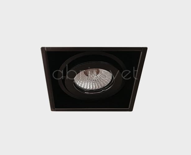 ITALLINE 100511 black светильник встраиваемый