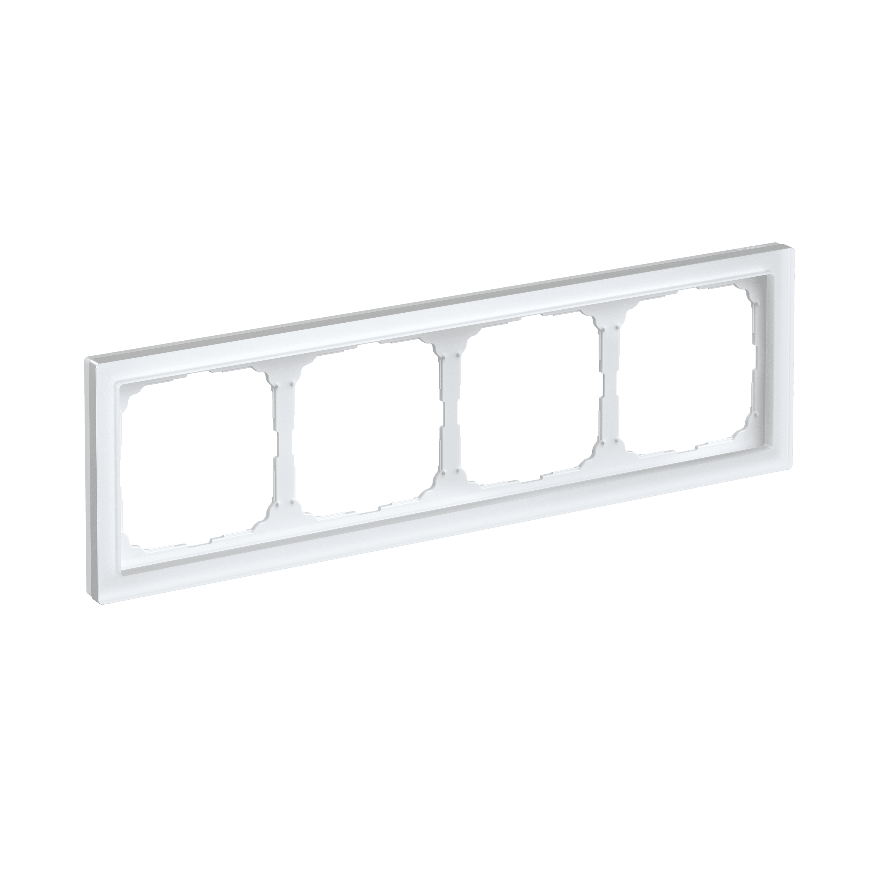Systeme Electric ArtGallery Pure Матовое органическое стекло Белый Рамка 4-ая — миниатюра 6
