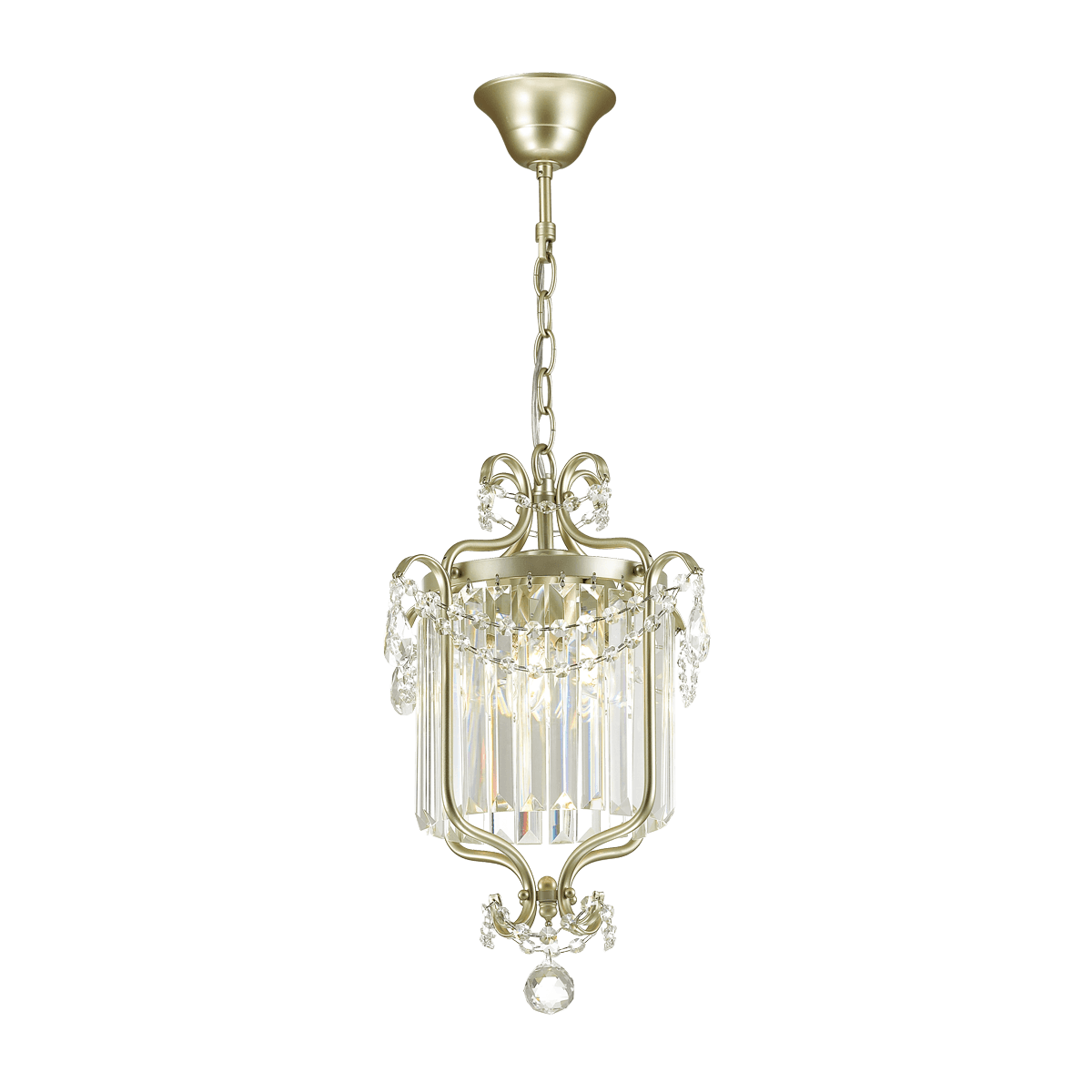 Odeon Light 4686/3 ODL20 499 серебристый/хрусталь Подвес E14 3*40W 220V SHARM — миниатюра 2