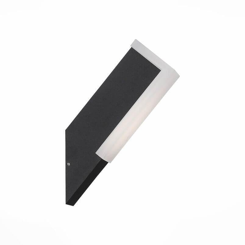 ST LUCE SL096.411.02 Светильник уличный настенный Черный/Белый LED 2*2W — миниатюра 3