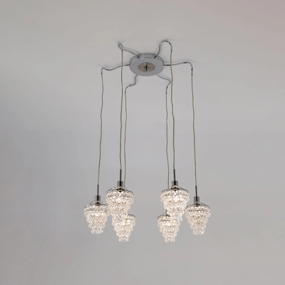 Citilux CL322161 Контур Хром+Прозр Светильник Люстра — миниатюра 4
