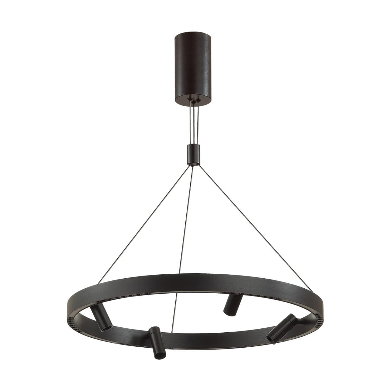 Odeon Light 6683/77L HIGHTECH ODL24 203 Подвесной светильник брашир.черный/металл/акрил Разд. включение с ПДУ (инфракрасный) IP20 LED 77W 6930Лм 3000K
