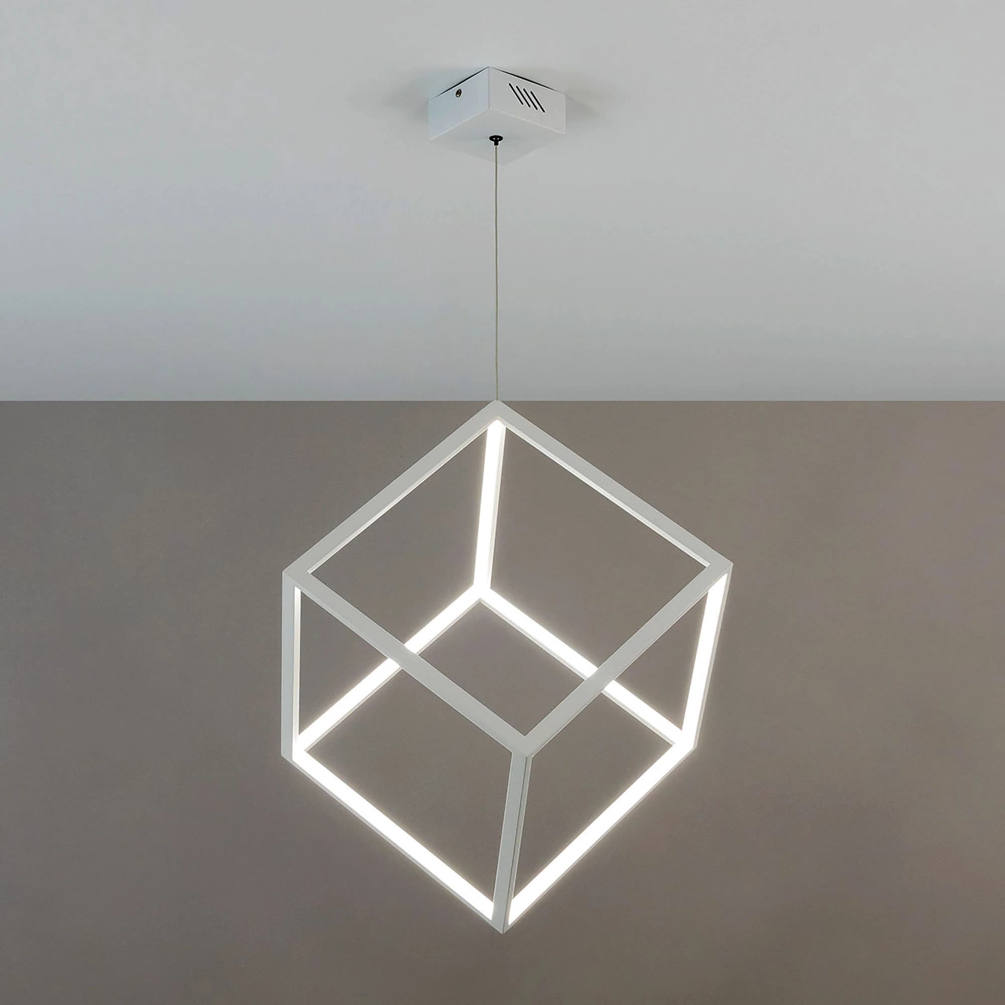Citilux CL719300 Куб Белый Светильник Подвес, LED 40W*4000K — миниатюра 7