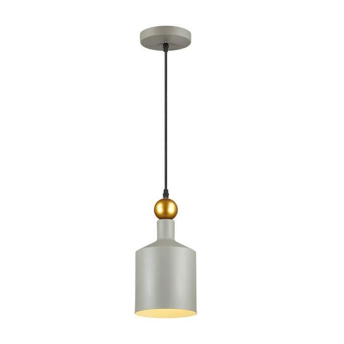 Odeon Light 4086/1 ODL19 387 серый/золотой Подвес Е27 1*40W 220V BOLLI — миниатюра 1