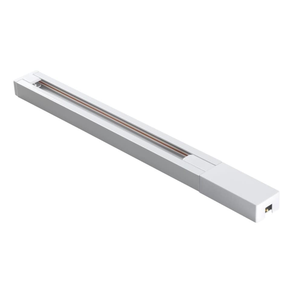 Novotech 135137 PORT NT22 белый Шинопровод однофазный двухжильный (универсальный) с токопроводом и заглушкой, 2м IP20 220V